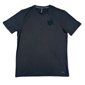 Motion Core Crew Neck Tee Mens Medium Black Onyx AM15KT001 Activewear Shirt